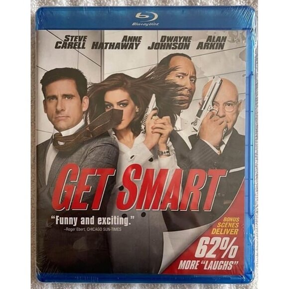 Get Smart (Blu-ray) - New - Steve Carell, Anne Hathaway - Picture 1 of 2